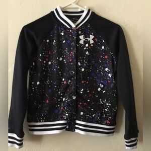 Kids Under Armour Black Splatter Jacket